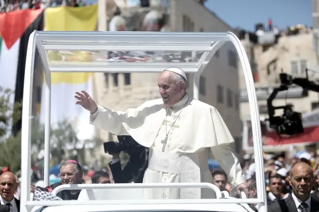 Pope Francis in Bethlehem